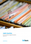 GoBD-Checkliste für Dokumentenmanagement-Systeme